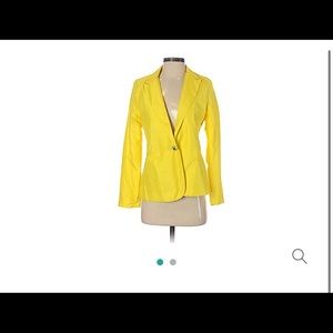 Yellow Bright Sunny Zara blazer